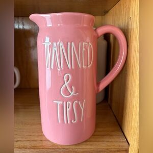 Rae Dunn Tanned & Tipsy Pitcher
